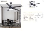 KELVIN PLAFONSKI_VENTILATORI-KBS4701-5 BK