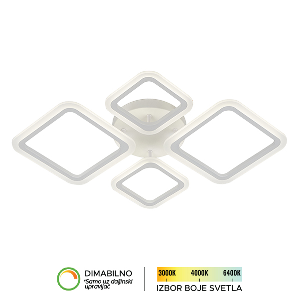 LED plafonska lampa F2082-55P WH-kelvinlite