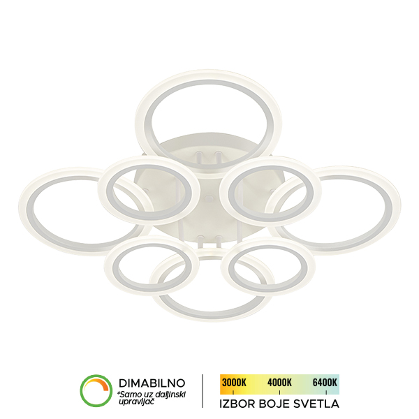 LED plafonska lampa F2083-100C WH-kelvinlite