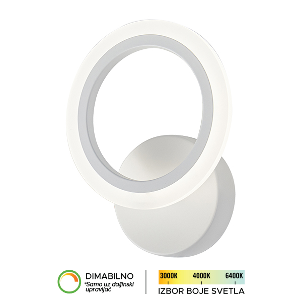 LED zidna lampa F2083-10Z WH-kelvinlite