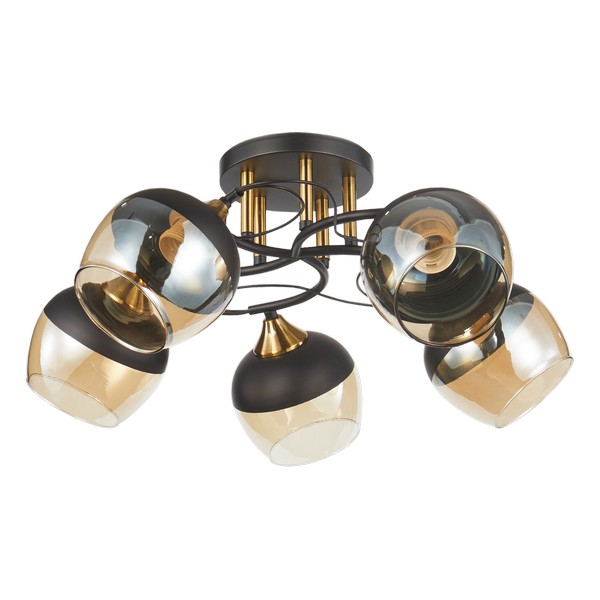 Plafonska lampa MD2741-5 BK+SG-kelvinlite