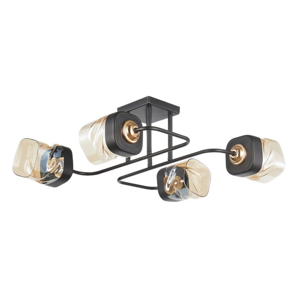 Plafonska lampa MD2747-4 BK+GD Plafonska lampa MD2747-4 BK+GD