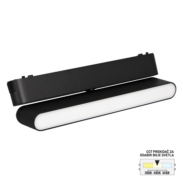 LED magnetna svetiljka CCT ULTRA SLIM FMS1101-12 BK-kelvinlite