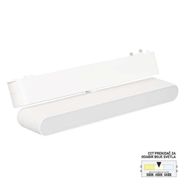 LED magnetna svetiljka CCT ULTRA SLIM FMS1101-12 WH-kelvinlite