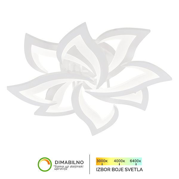 LED plafonska lampa F2089-64C WH-kelvinlite