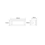 Ugradna LED lampa LETI 300 BK-kelvinlite1