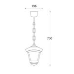 Viseći fenjer SICAR-ROBY WH-kelvinlite1