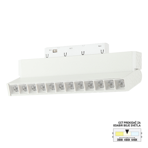 LED magnetna svetiljka CCT FM2101-12 WH-kelvinlite