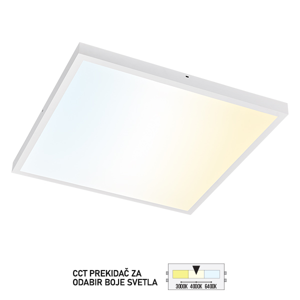 LED panel nadgradni LPA-08-50S CCT-kelvinlite