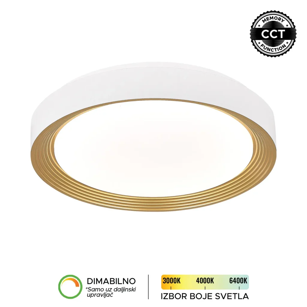 LED plafonjera LP-405-28R WH+SG-kelvinlite