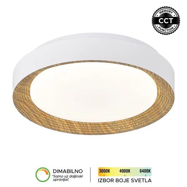 LED plafonjera LP-405-54R WH+WD-kelvinlite