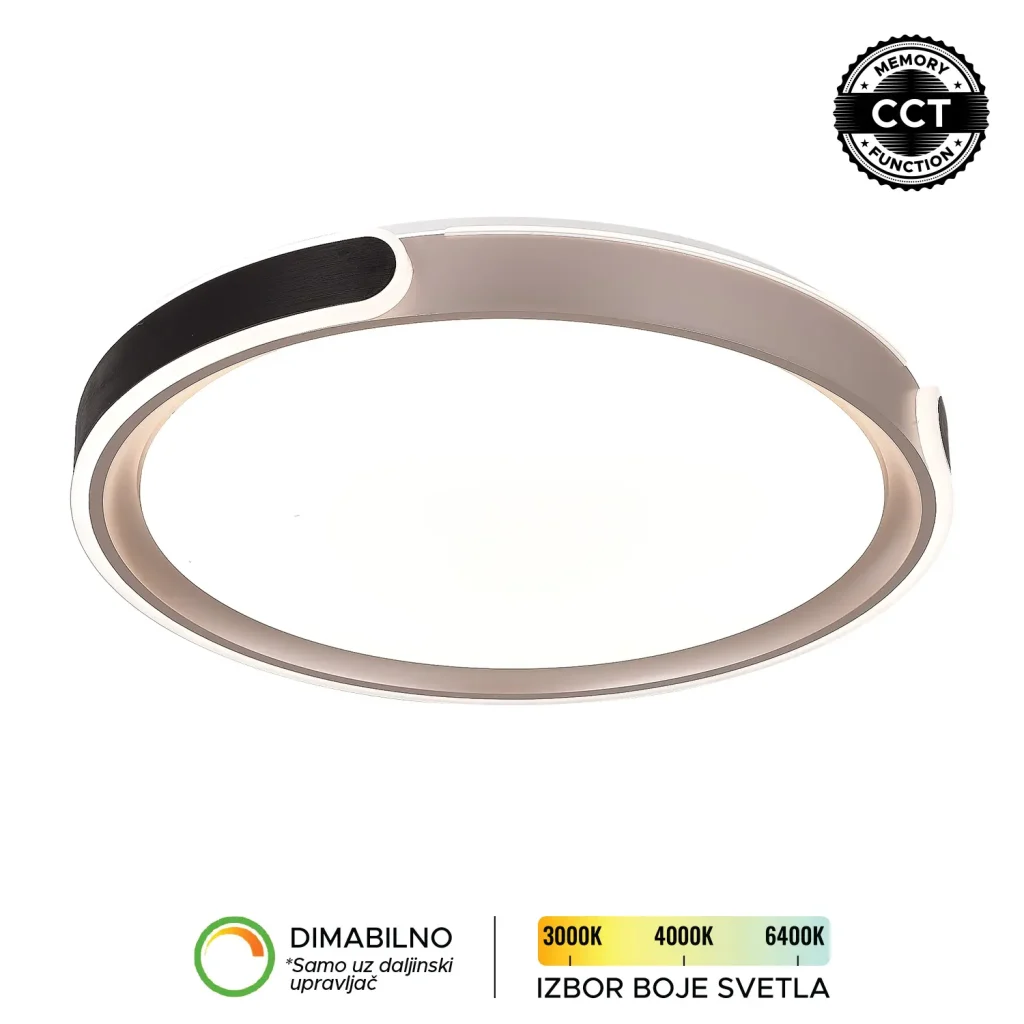 LED plafonjera LP-407-70R BK+RG-kelvinlite