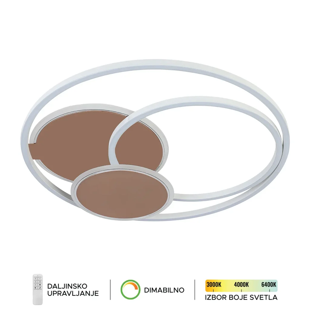 LED plafonska lampa F2102-36C WH+RG-kelvinlite