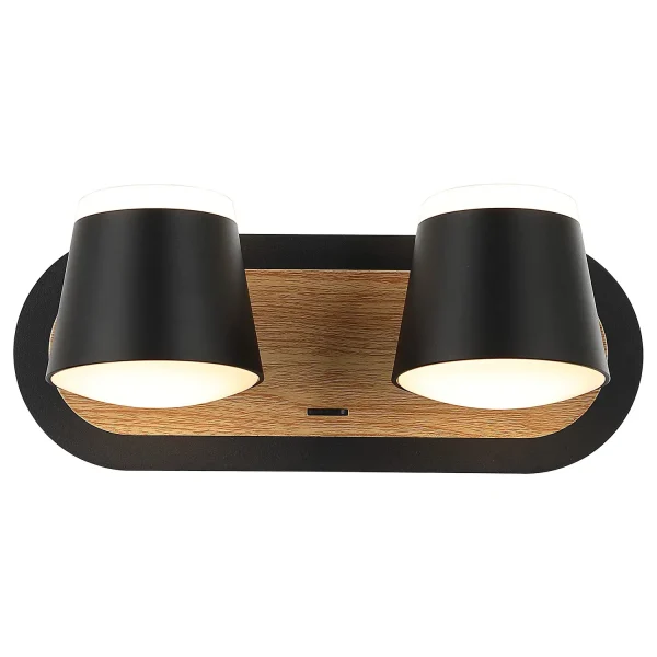 LED zidna lampa F2077-16Z BK+WD-kelvinlite