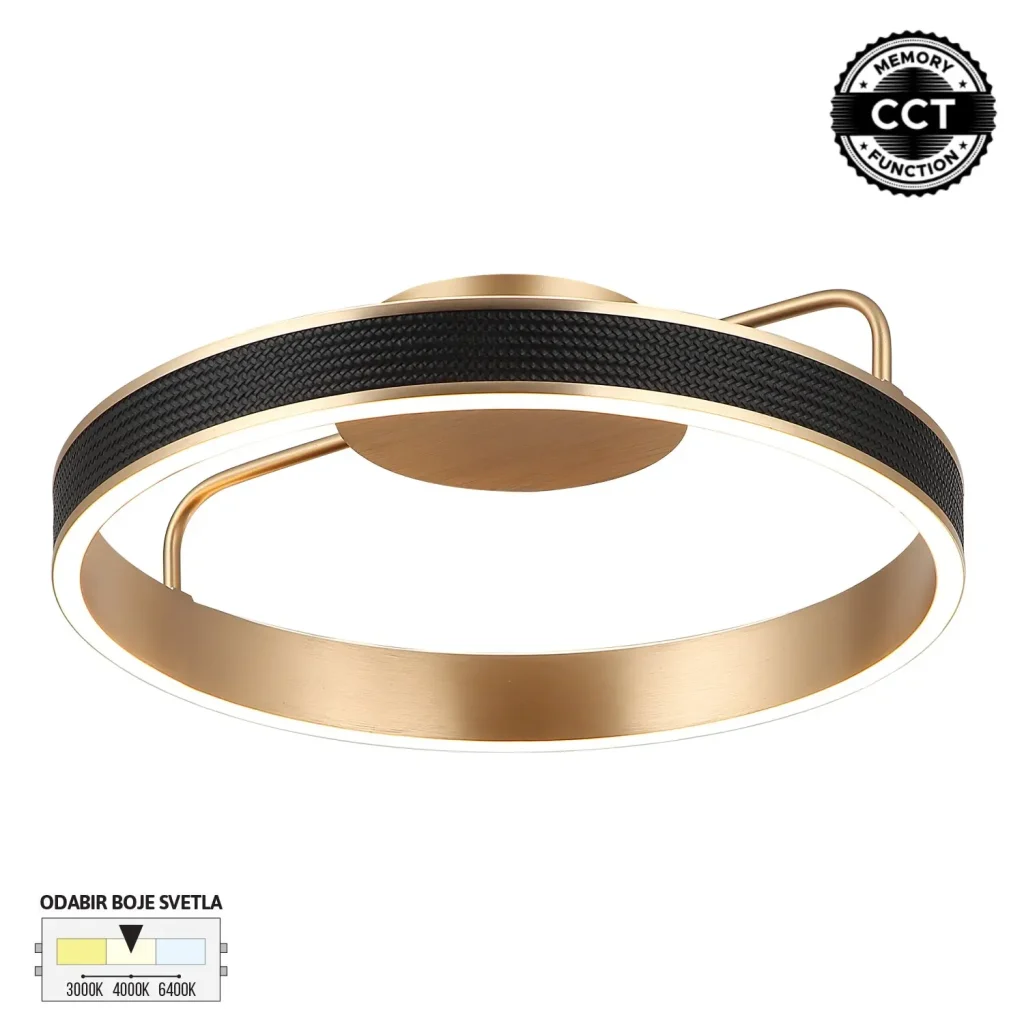 LED plafonska lampa F2088-38C BK+RG CCT-kelvinlite
