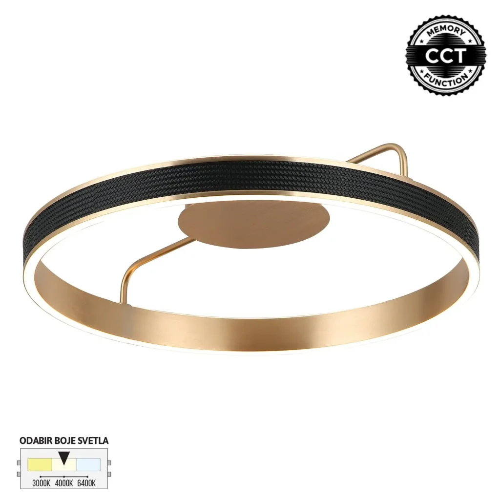 LED plafonska lampa F2088-46C BK+RG CCT-kelvinlite