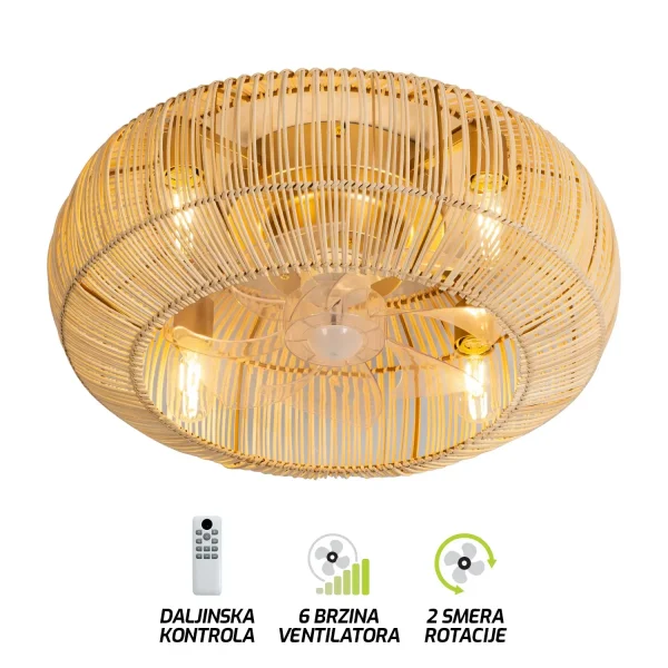Plafonska lampa sa ventilatorom FV7001-49 NT-kelvinlite