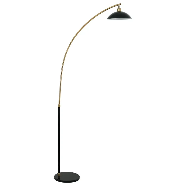 Podna lampa F7135-1F BK+SG-kelvinlite