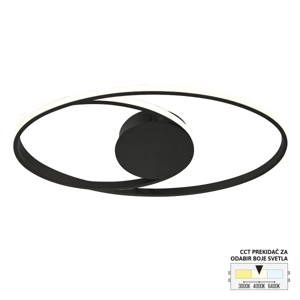 LED plafonska lampa F2109-⁠30C BK CCT-kelvinlite