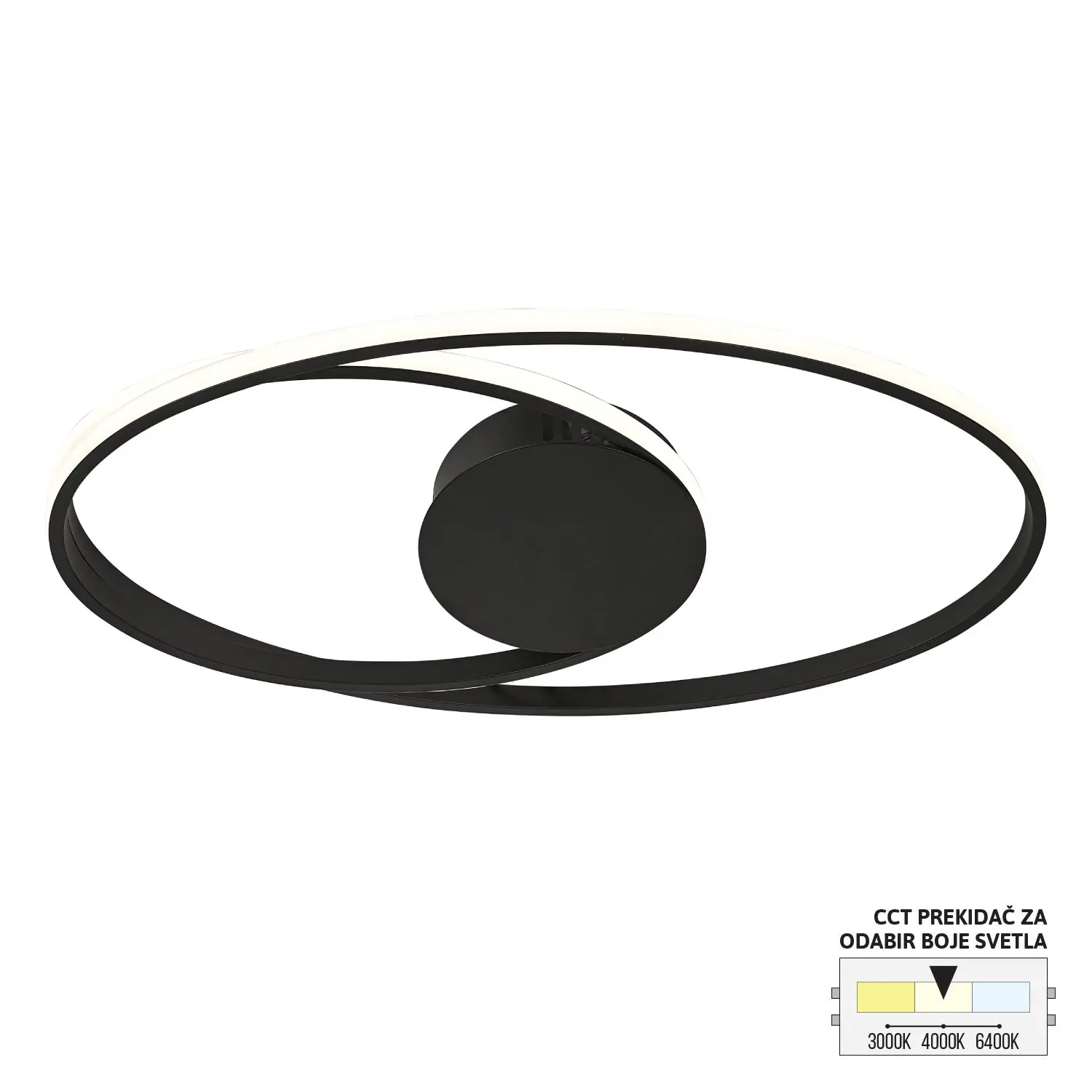 LED plafonska lampa F2109-30C BK CCT-kelvinlite LED plafonska lampa F2109-30C BK CCT-kelvinlite